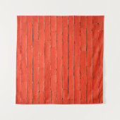 レンガ壁の赤いレンガ タペストリー (正面(横))