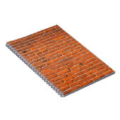 レンガ壁の赤レンガ壁 ノートブック (右側)