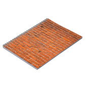 レンガ壁の赤レンガ壁 ノートブック (左側)