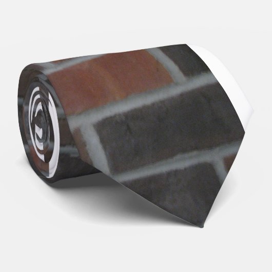 レンガ壁の首のタイ ネクタイ (ロール)