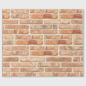 レンガ壁の高露出 ラッピングペーパー (フラット)