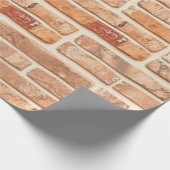 レンガ壁の高露出 ラッピングペーパー (角)