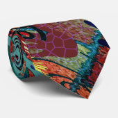 レンガ壁のU一突き色の落書きの芸術 ネクタイ (ロール)