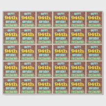 レンガ壁グラフィティインスパイア94誕生日+名前