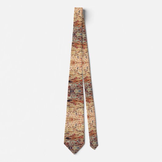 レンガ壁パターン ネクタイ (正面)