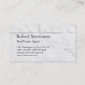 レンガ壁パター実在ン不動産業者名刺 名刺 (裏面)