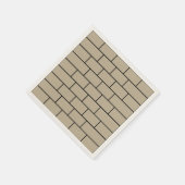 レンガ壁パーティー スタンダードカクテルナプキン (角)