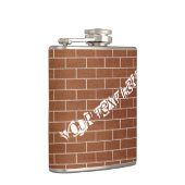 レンガ壁フラスコカスタム文字 フラスク (右)