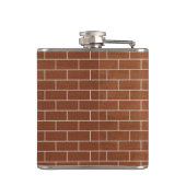 レンガ壁フラスコカスタム文字 フラスク (裏面)