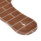 レンガ壁切削ボード及びカスタム文字 カッティングボード (角)