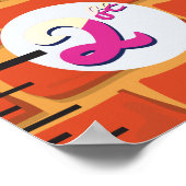 レンガ壁成長図 ポスター (角)