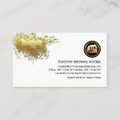 レンガ壁用木材パネルビルダ 名刺 (裏面)