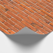 レンガ壁赤レンガ壁 ラッピングペーパー (角)