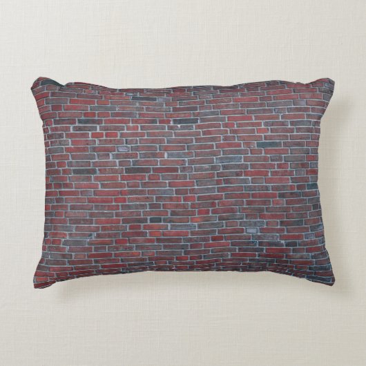 レンガ壁 アクセントクッション (正面)