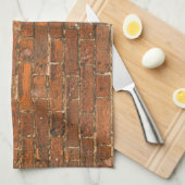 レンガ壁 キッチンタオル (四つ折り)