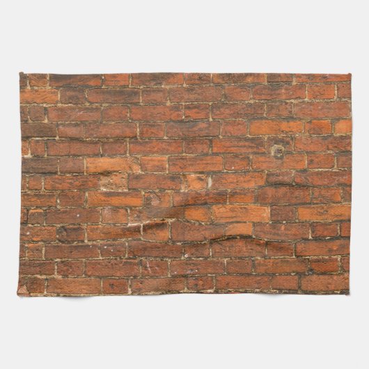 レンガ壁 キッチンタオル (横)