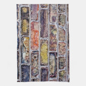 レンガ壁 キッチンタオル (縦)