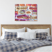 レンガ壁 キャンバスプリント (インサイチュ (寝室))