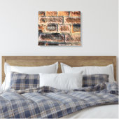 レンガ壁 キャンバスプリント (インサイチュ (寝室))