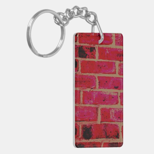レンガ壁 キーホルダー (正面左)