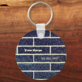 レンガ壁 キーホルダー (正面)