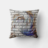 レンガ壁 クッション (裏面)