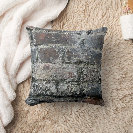 レンガ壁 クッション (ブランケット)