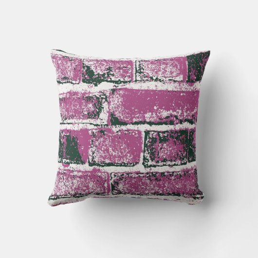 レンガ壁 クッション (裏面)