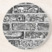 レンガ壁 コースター (正面)