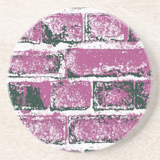 レンガ壁 コースター (正面)