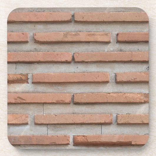 レンガ壁 コースター (正面)