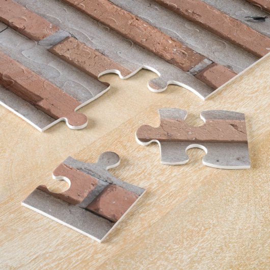 レンガ壁 ジグソーパズル (側面)