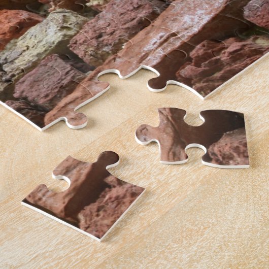 レンガ壁 ジグソーパズル (側面)