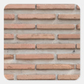 レンガ壁 スクエアシール (正面)