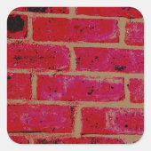 レンガ壁 スクエアシール (正面)