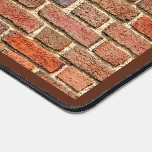 レンガ壁 デスクマット (コーナー)