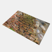 レンガ壁 ドアマット (アングル)