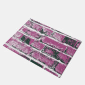 レンガ壁 ドアマット (アングル)