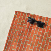 レンガ壁 ビーチタオル (インサイチュ)