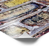 レンガ壁 フォトプリント            (角)