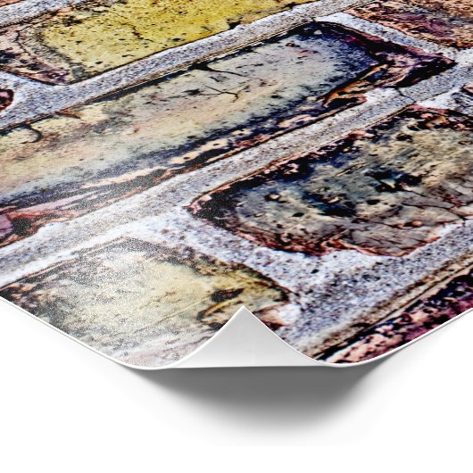 レンガ壁 フォトプリント            (角)