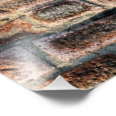 レンガ壁 フォトプリント            (角)