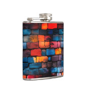 レンガ壁 フラスク (右)