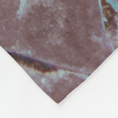 レンガ壁 フリースブランケット (角)