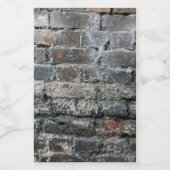 レンガ壁 フードラベル (シングルラベル)