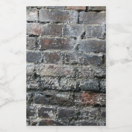 レンガ壁 フードラベル (シングルラベル)