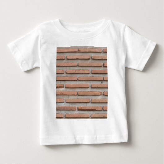 レンガ壁 ベビーTシャツ (正面)