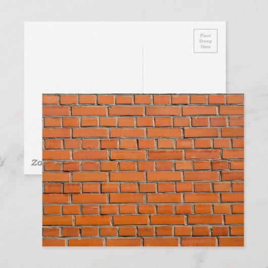 レンガ壁 ポストカード (正面/裏面)