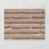 レンガ壁 ポストカード (正面)