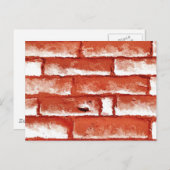 レンガ壁 ポストカード (正面/裏面)